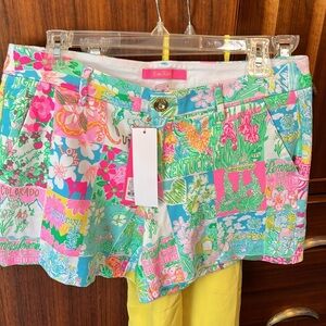 State shorts-50 states - cutest most versatile shorts.  Scalloped edges.